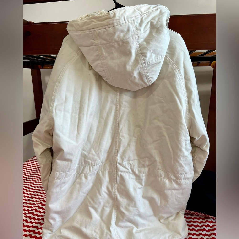 White winter jacket